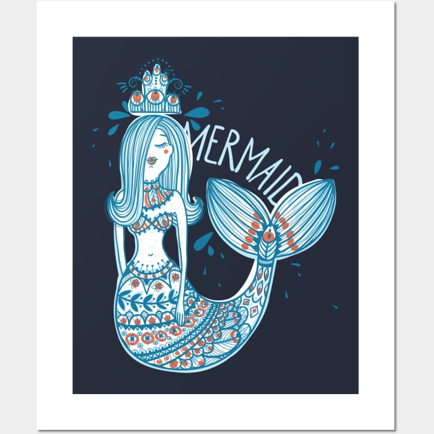 Mermaid Wall Art by annapaff